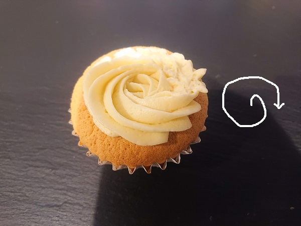 カップケーキ絞り