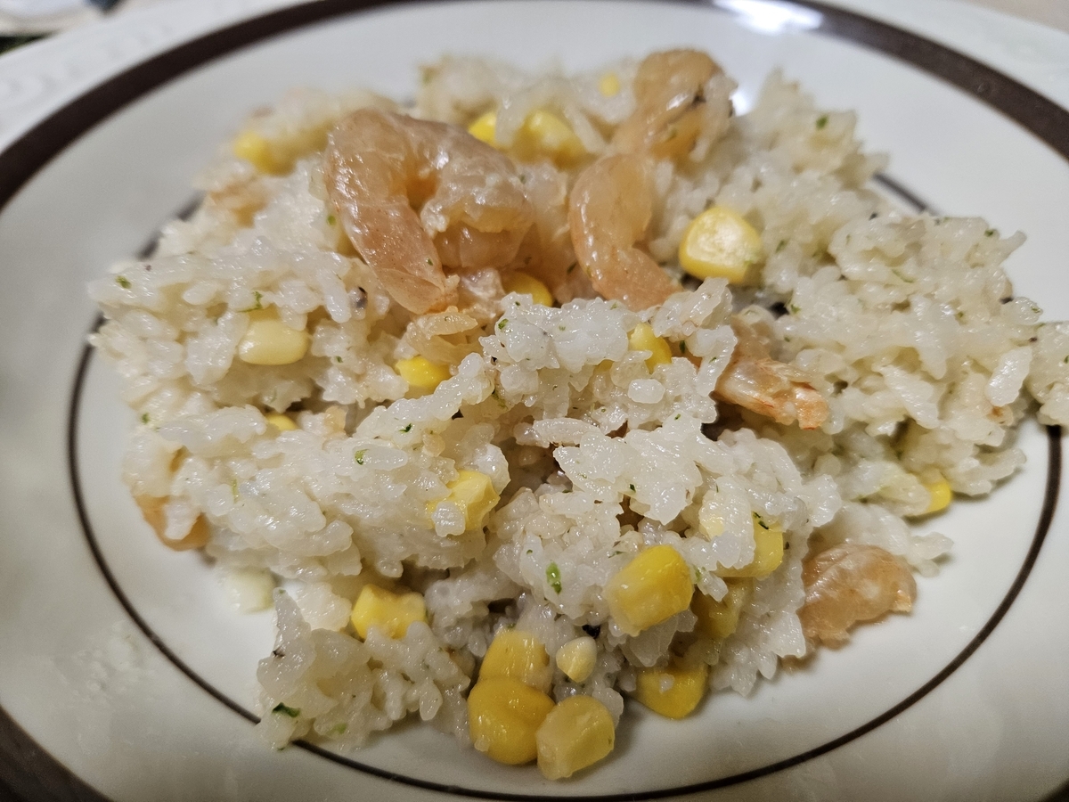 炊飯 器 エビピラフ 3 合