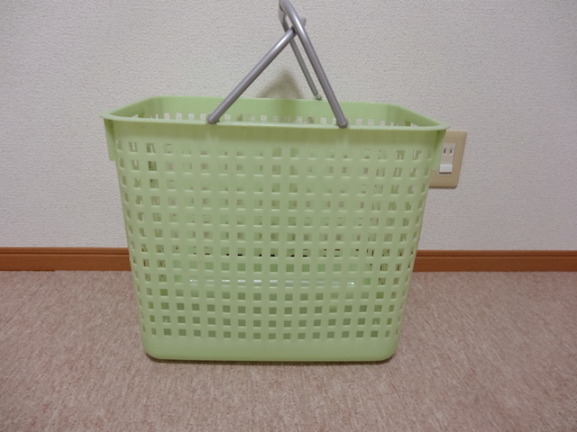 視覚のミニマル化 大きいランドリーバスケットの捨て方 ミニマム探し