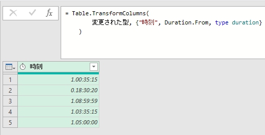 期間型に変換