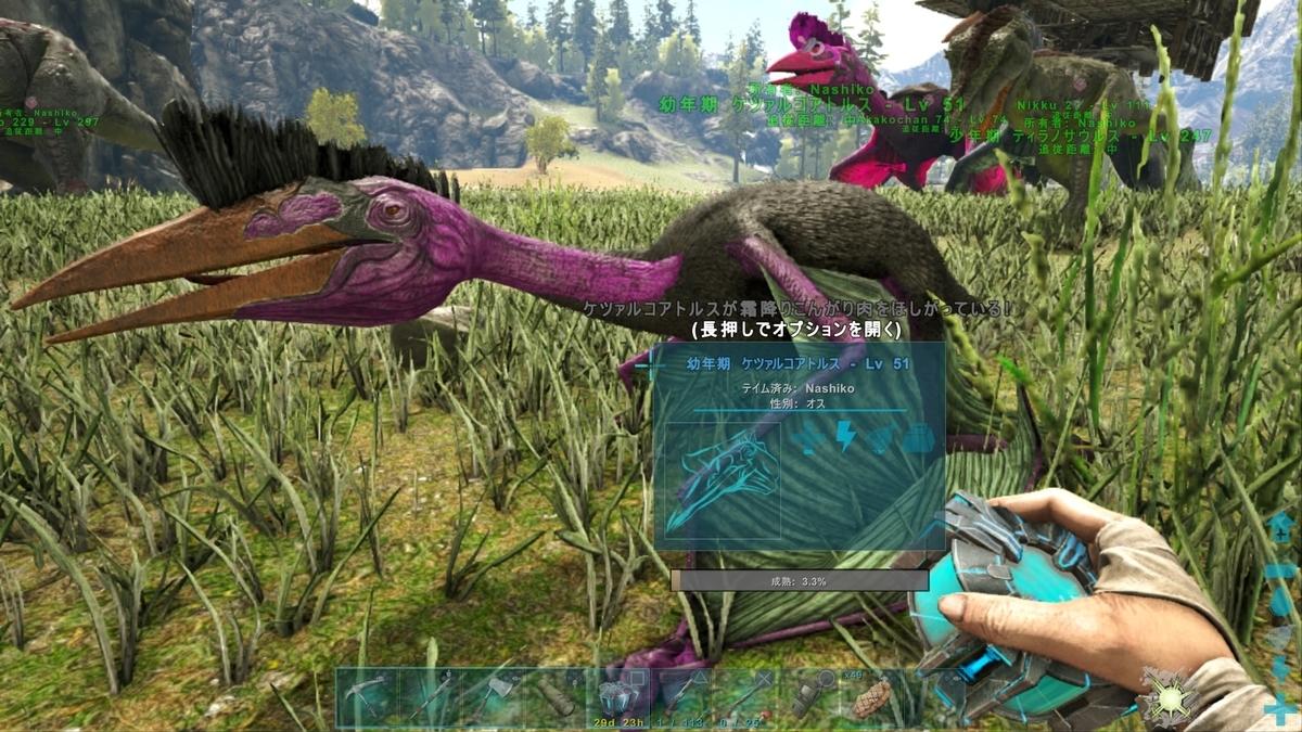 生物によって崩れ方も違うんだな Ark バルゲロでゆるゆるプラットフォーム生活 仮 その２０ くうはくの７４５