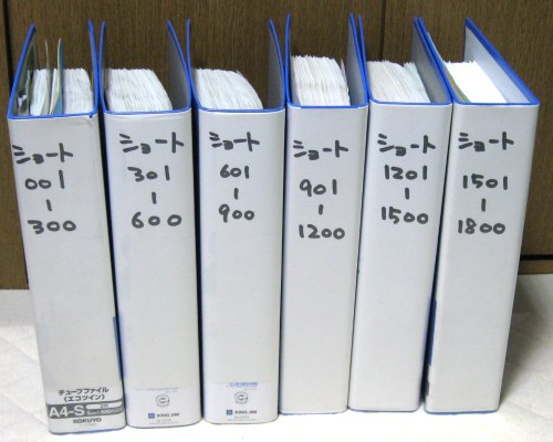 ショートショート1800本