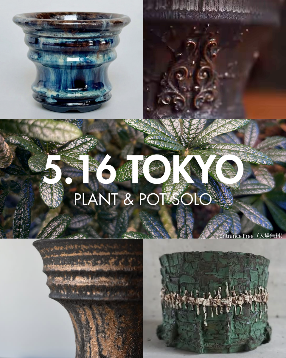 5/16(土） 【イベント告知】東京・中目黒にてポップアップ『PLANT