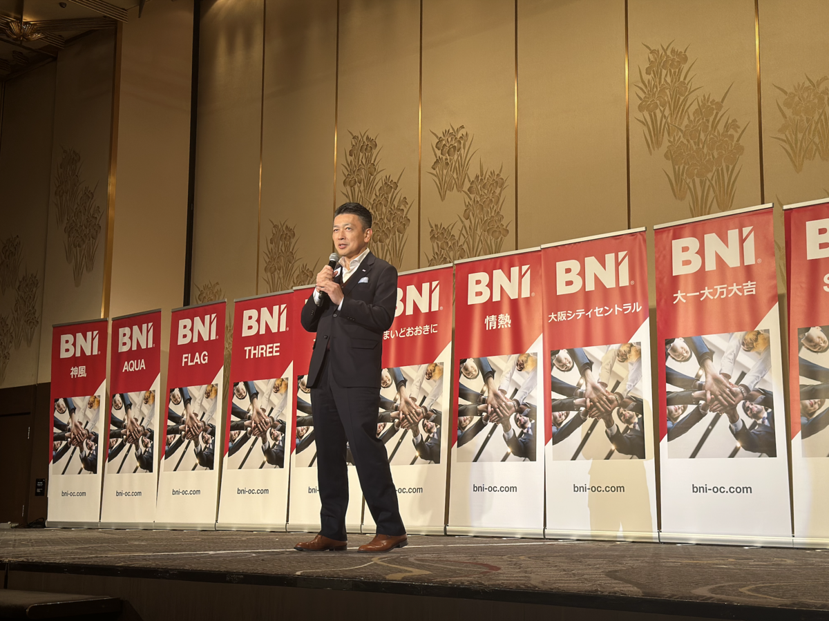 BNIジャパン大野真徳代表