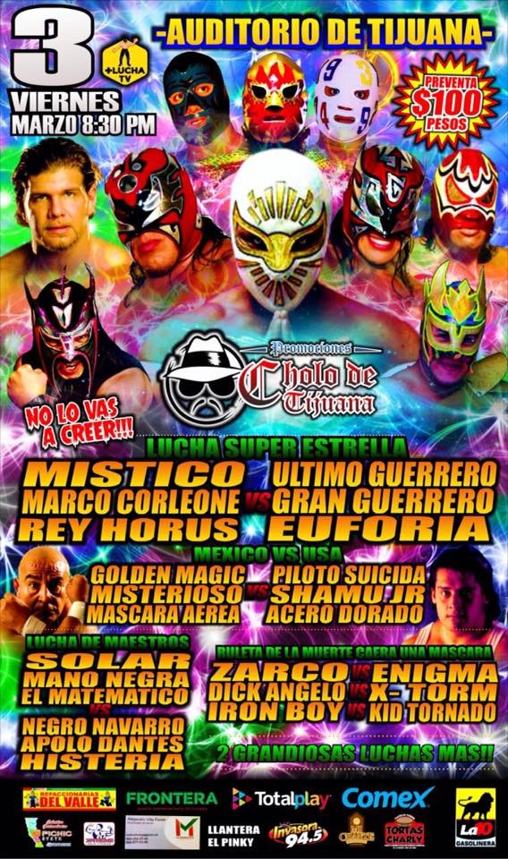 ティファナにメキシコルチャリブレのスターが集結 ルチャリブレ馬鹿は今日もプロテインです