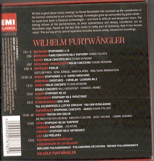 破格のボックス～フルトヴェングラー THE GREAT EMI