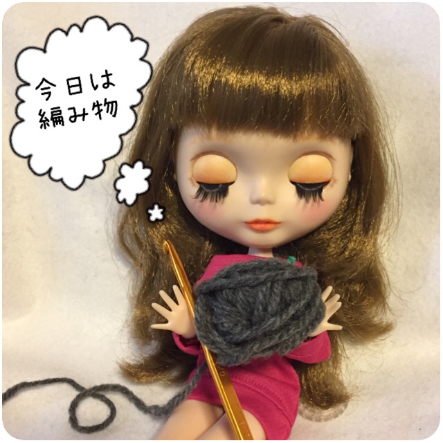 ブライス ミディブライスのニット帽 - ドールのための小さなお店