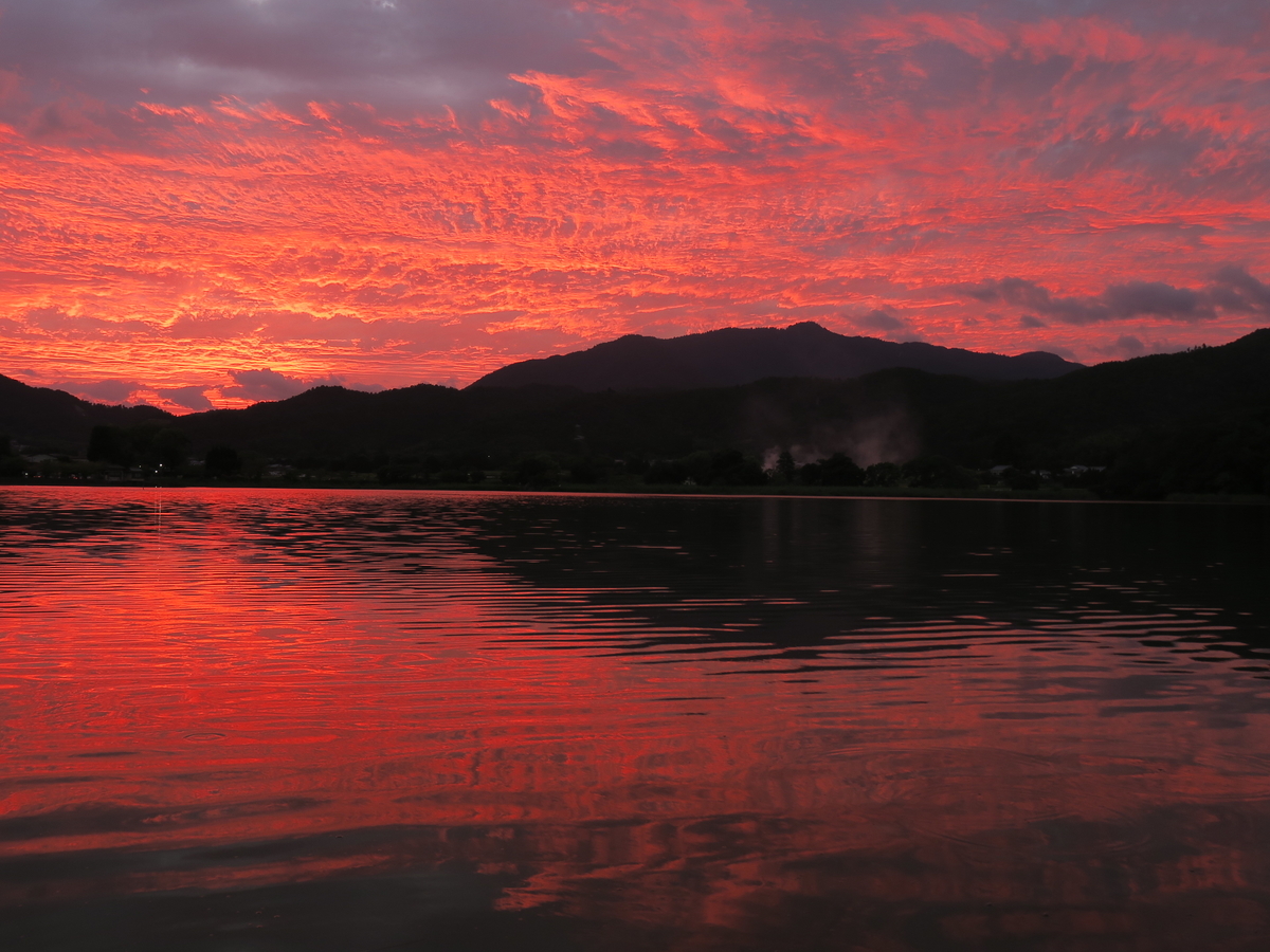京都嵯峨・広沢池の夕景選 - 光つかまえて～雫と海と季節のフォトブログ～