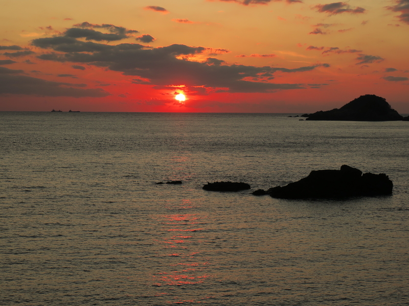 見老津夕景～冬のすさみへの旅～ - 光つかまえて～雫と海と季節の