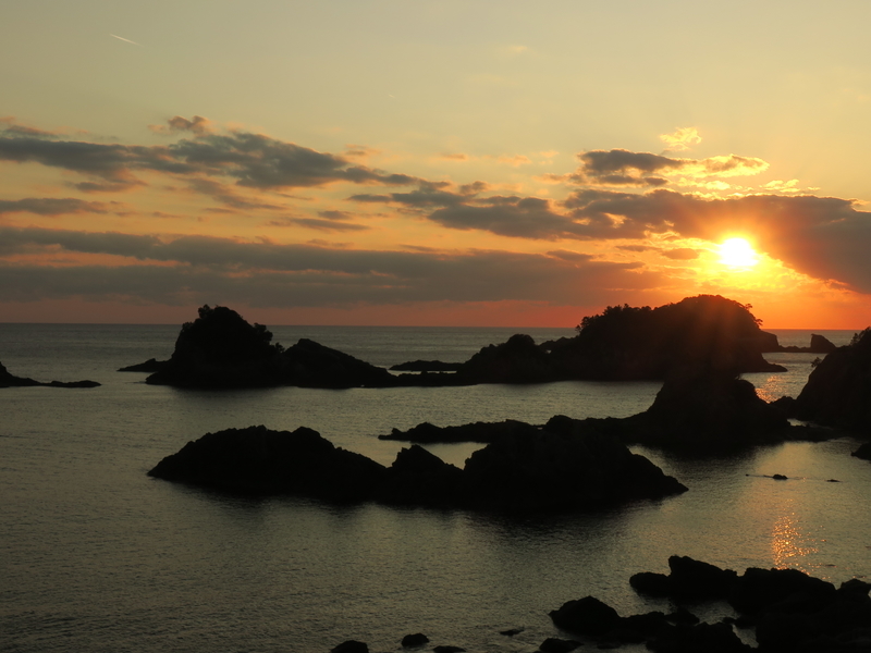 見老津夕景～冬のすさみへの旅～ - 光つかまえて～雫と海と季節の