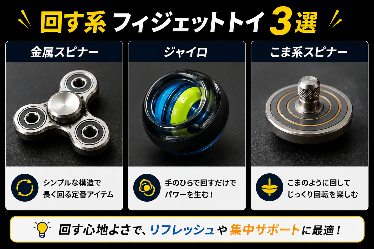 フィジェットトイおすすめ20選【2026年版】種類・選び方・最新トレンド