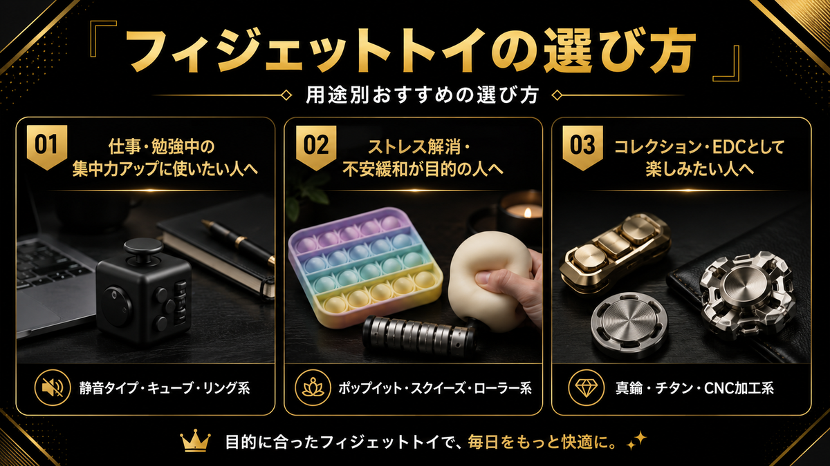 フィジェットトイおすすめ20選【2026年版】種類・選び方・最新トレンド