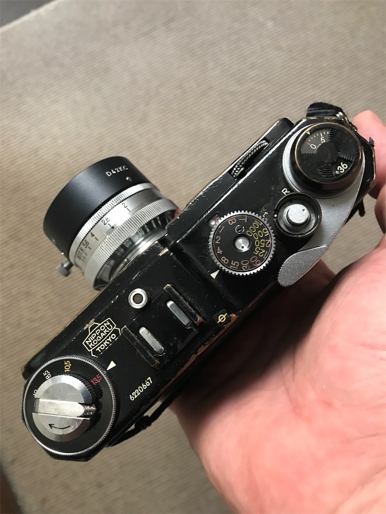 日本光学★ニコンSPブラックペイントの前板のみ 日本光学☆ニコンSPブラックペイントの前板のみ 日本光学☆ニコンSP