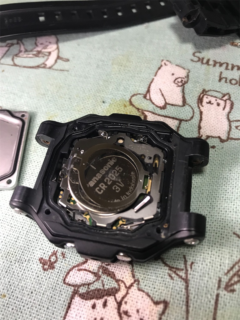 G-SHOCK G-7800Bの電池交換。 - カメラ屋元公式中の人 アオキのブログ