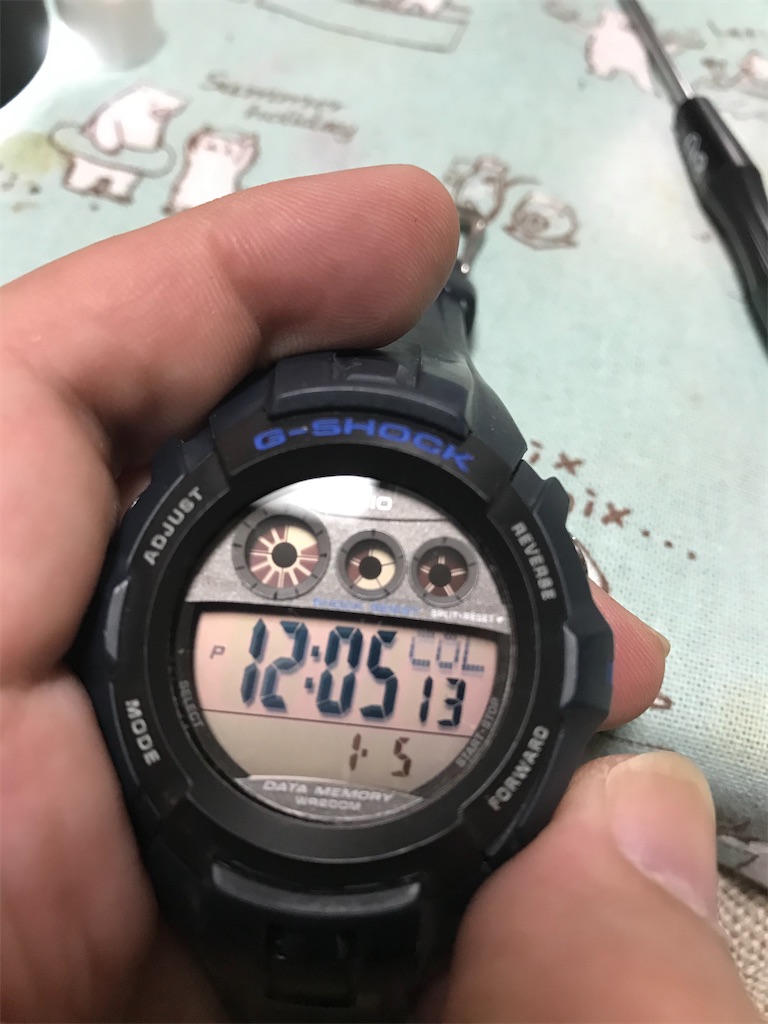 G-SHOCK G-3010の電池交換。 - カメラ屋元公式中の人 アオキのブログ