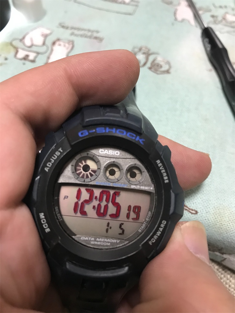 G-SHOCK G-3010の電池交換。 - カメラ屋元公式中の人 アオキのブログ