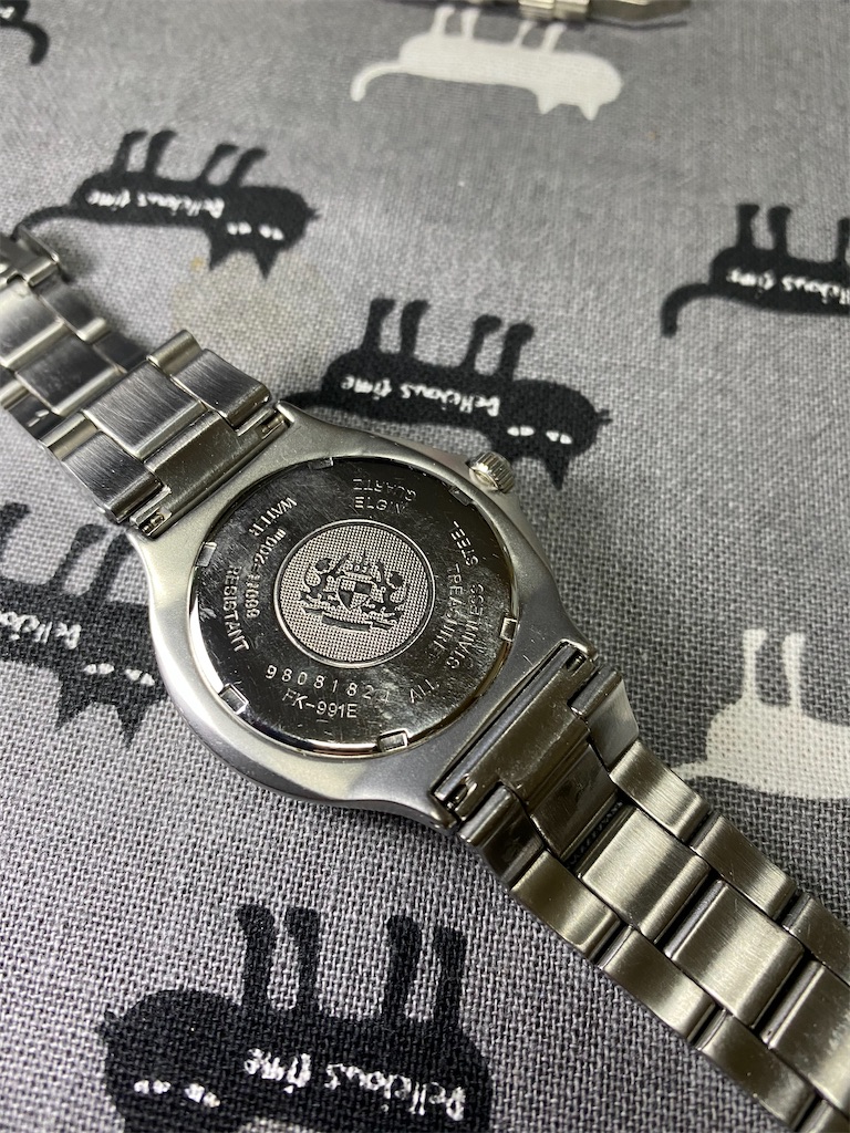 【電池交換済・レア】ELGIN　ダイバーズモデル　FK-533-A　ハーフ文字盤 電池交換済・レア】ELGIN ダイバーズモデル FK-533-A ハーフ文字