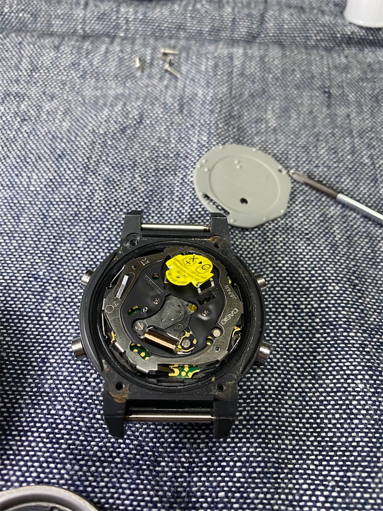 G-SHOCK AW-519MSの電池交換。 - カメラ屋元公式中の人 アオキのブログ