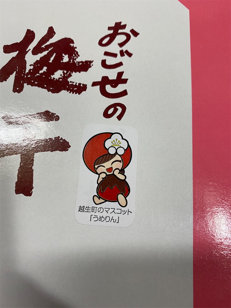 越生の梅干しをいただきました。 - カメラ屋元公式中の人 アオキ