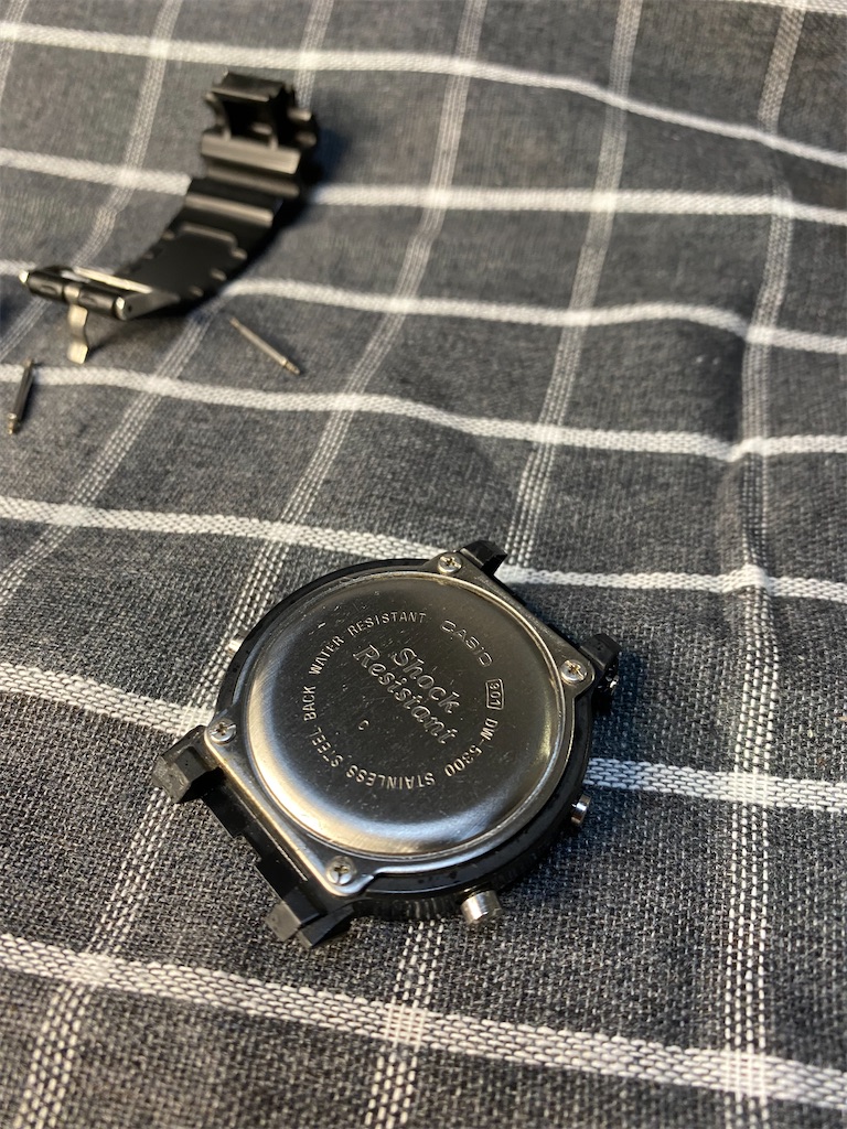美品ゴールド液晶】CASIO DW-5300-9V【電池新品】 - メルカリ