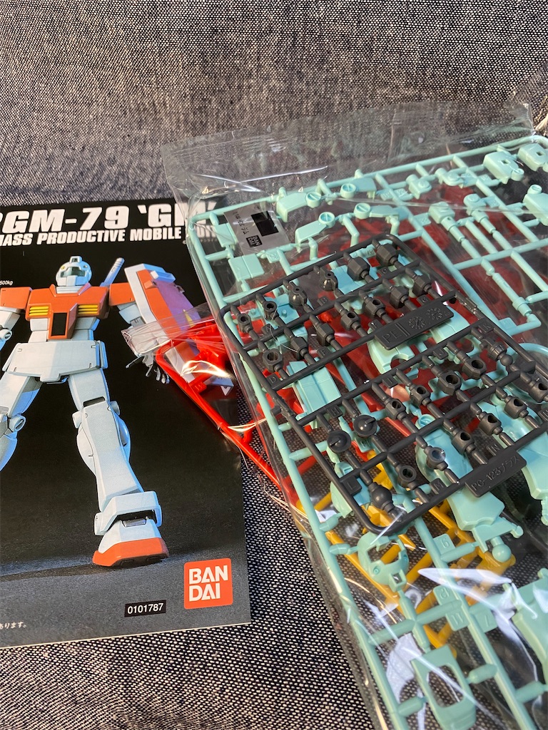 HGUC RGM-79 ジムを作りました、その1。 - カメラ屋元公式中の