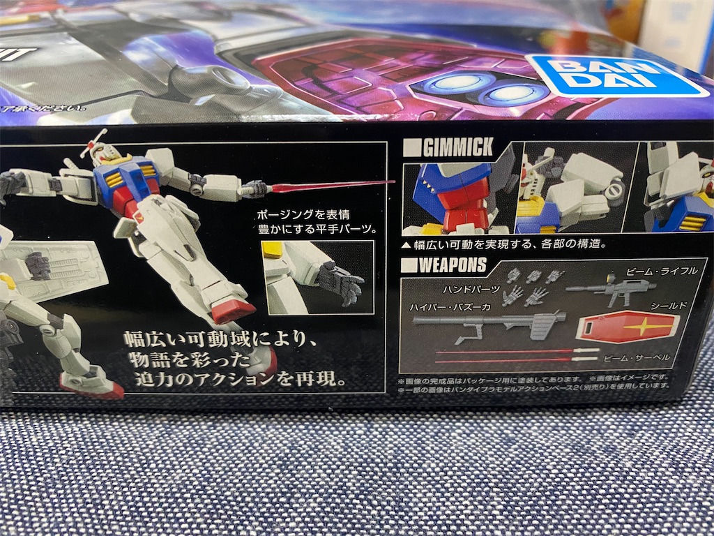 HGUC RX-78-2ガンダムを作成、その1。 - カメラ屋元公式中の人