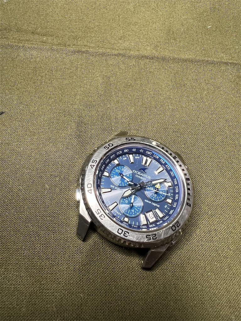 カシオ OCEANUS OCW-650Tの電池交換と墨入れ。 - カメラ屋元公式
