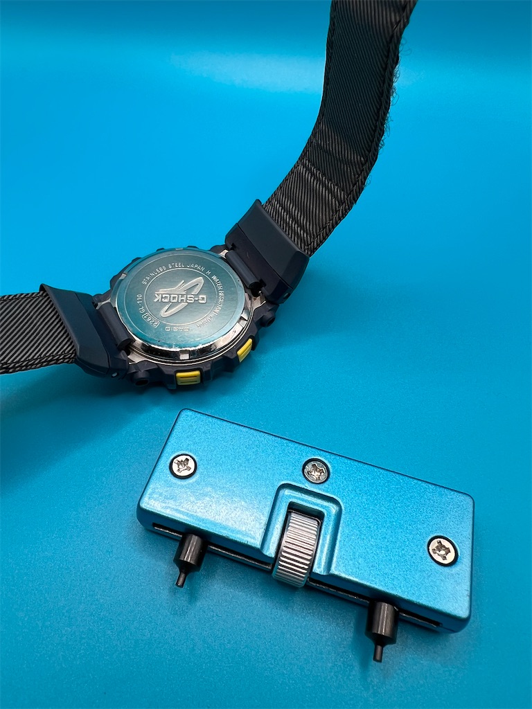 G-SHOCK GL-110の電池交換。 - カメラ屋元公式中の人 アオキのブログ