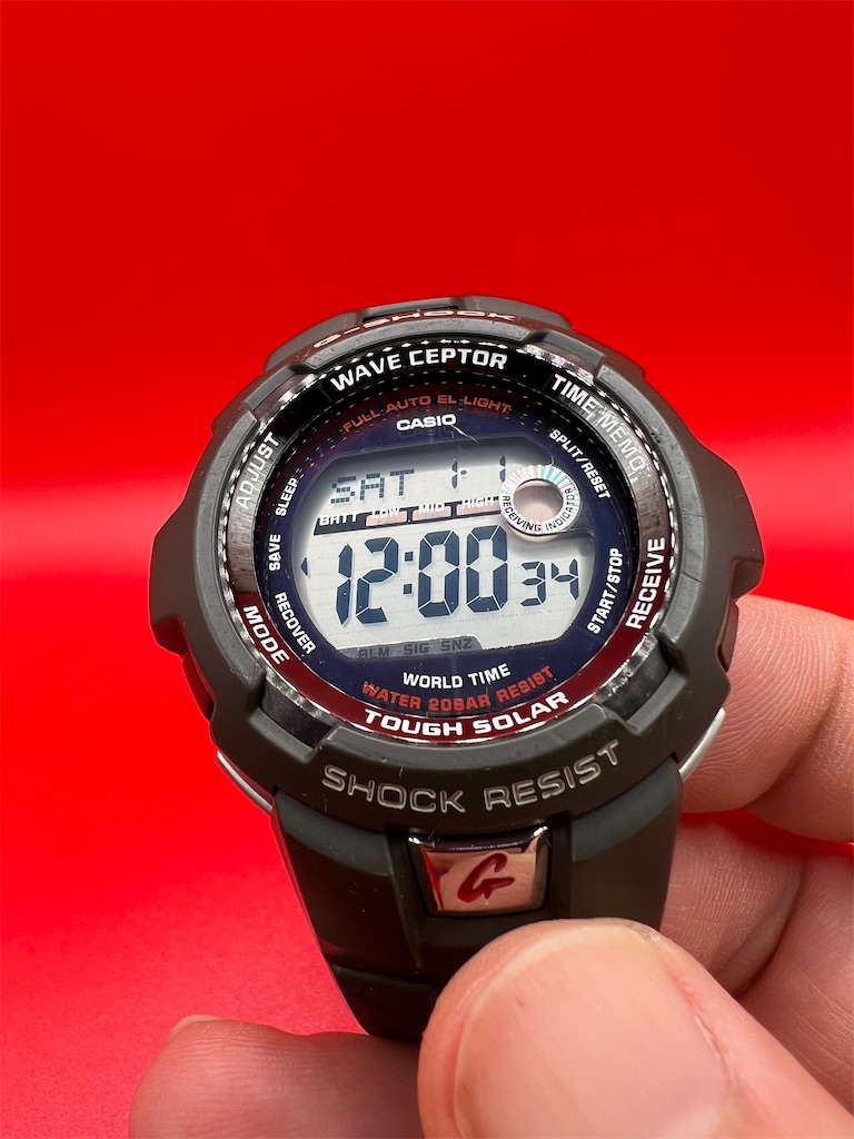 G-SHOCK GW-900Jの電池交換(色違い)。 - カメラ屋元公式中の人