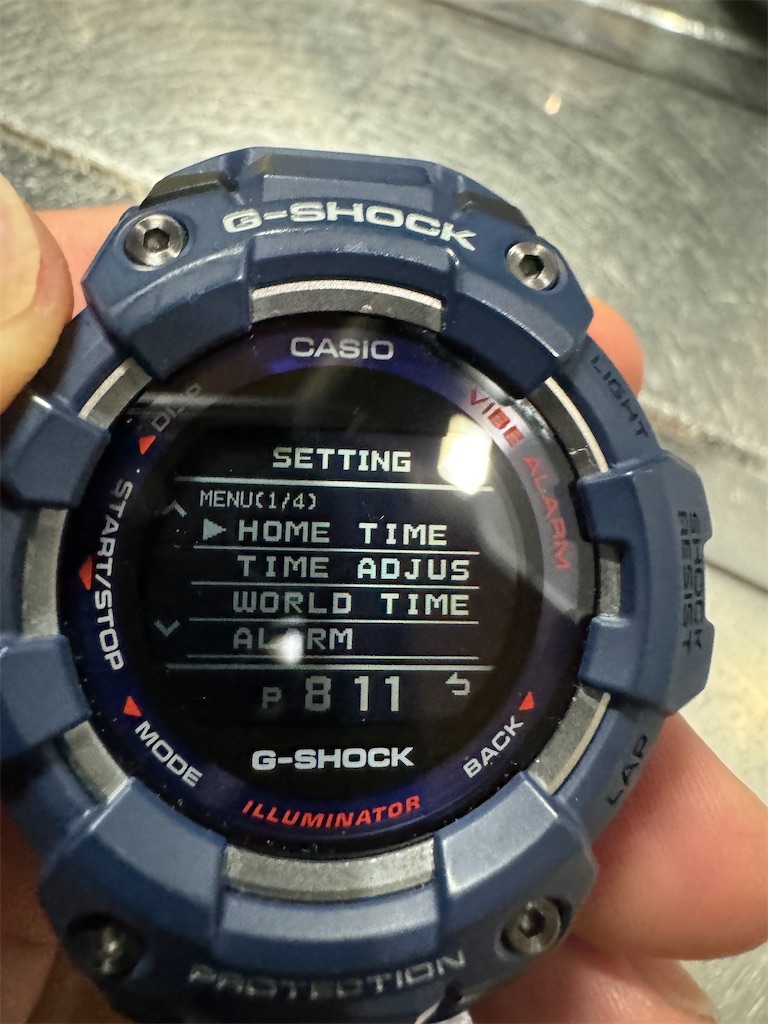 カシオ G-SHOCK G-SQUAD GBD-100-1A7JF 電池切れ GBD-100-1A7JFサポートページ | CASIO