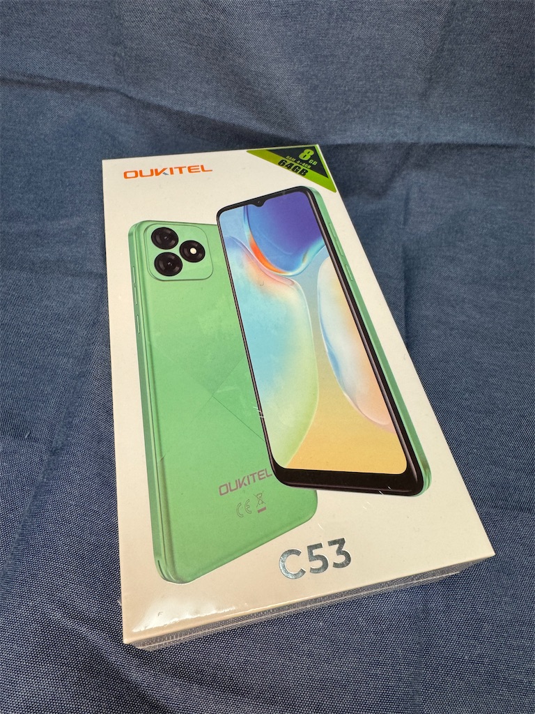 OUKITEL C53を購入しました。 - カメラ屋元公式中の人 アオキの