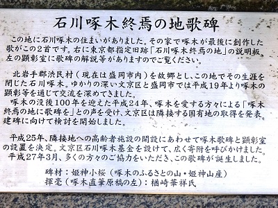 石川啄木終焉の地 Naoji Sanのおしゃべり