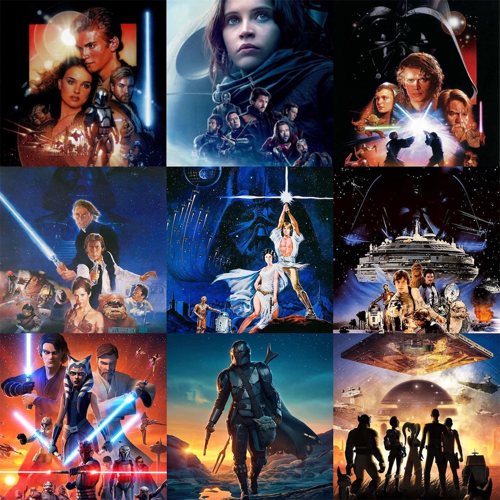 映画【スター・ウォーズ】シリーズ みる順番 黄金の方程式【2020