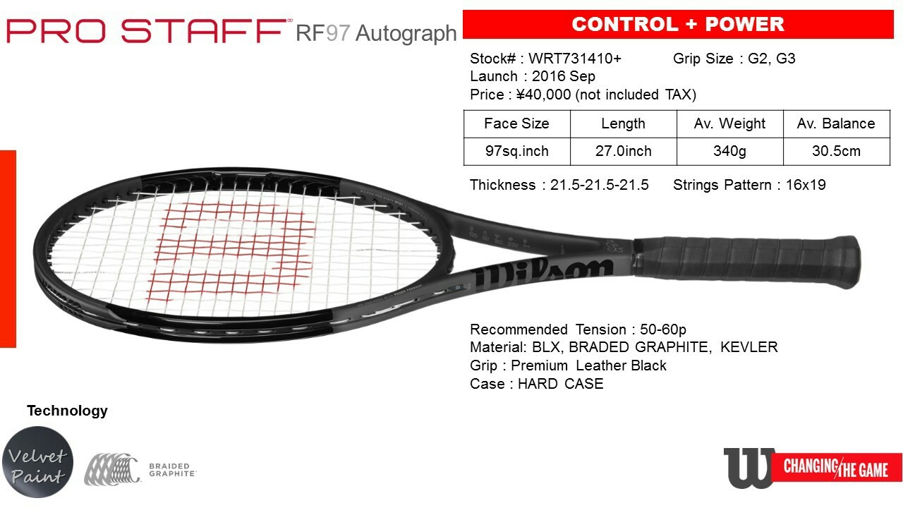 渋い！wilsonがPRO STAFFの2017年モデルを世界同時発表！発売は2016年9 ...