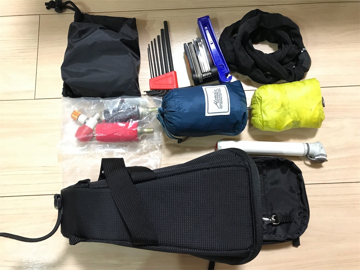 オーストリッチのサドルバッグ SP-705を買ってみた - なりなり日記 オーストリッチのサドルバッグ SP-705を買ってみた - なりなり日記