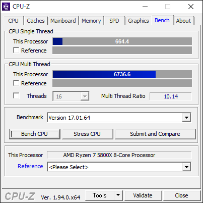 Ryzen7 3800Xから5800Xへ - なろぐ2