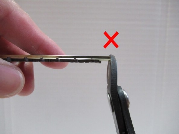 フレキシブルレールの切り方 フレキシブルレールの切り方