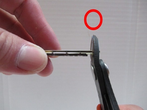 フレキシブルレールの切り方 フレキシブルレールの切り方