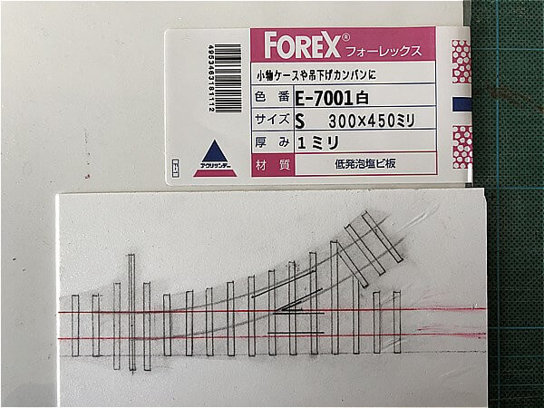 ポイントレールを自作する方法