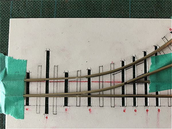 ポイントレールを自作する方法