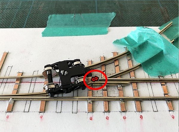 ポイントレールを自作する方法