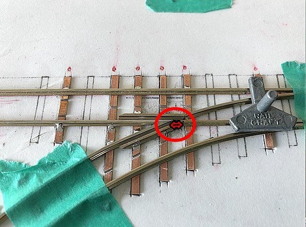 ポイントレールを自作する方法