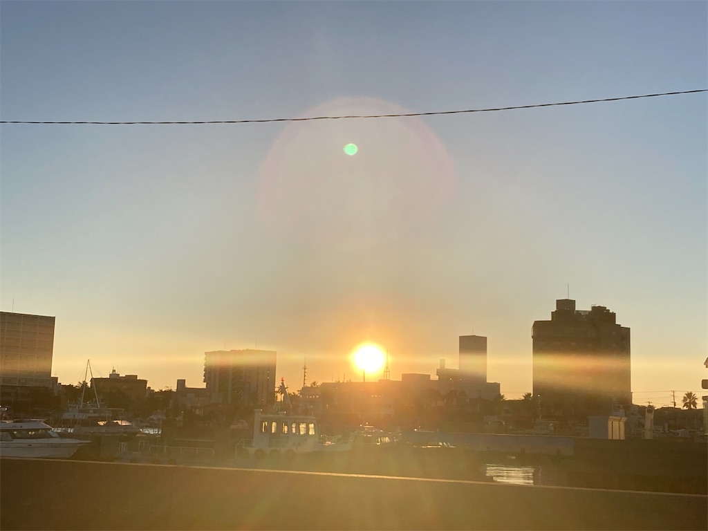 初日の出は木更津のシンボル「中の島大橋」へ！しかし工事中で