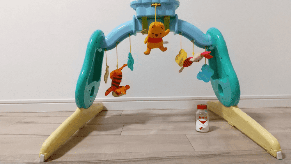 くまのプーさん　えらべる回転6WAYジムにへんしんメリー　口コミ