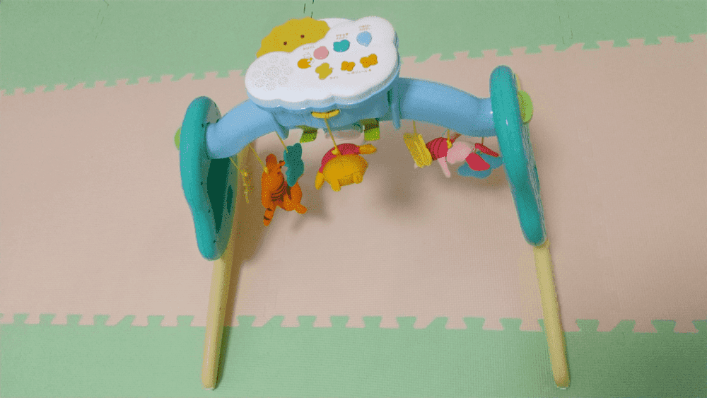 くまのプーさん　えらべる回転6WAYジムにへんしんメリー　口コミ
