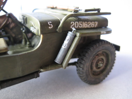 1/35　タミヤ US ジープ ウイリスMB　付属フィギュア（完成品）