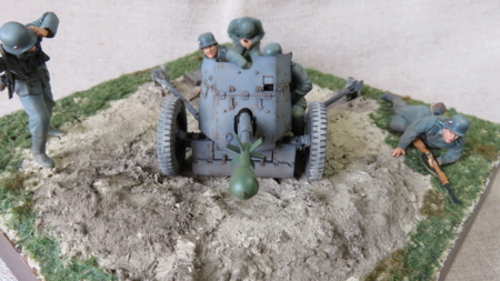 1/35 タミヤ】ドイツ・37mm対戦車砲【1】 - モデルニート