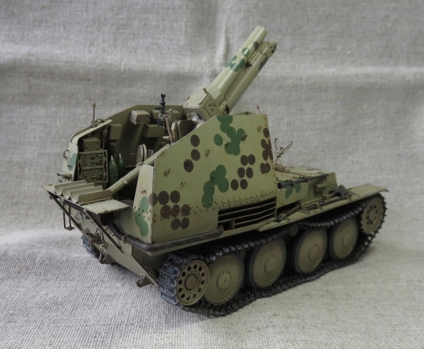 1/35 ドラゴン】15cm自走重歩兵砲 グリレK型【9.完成】 - モデルニート