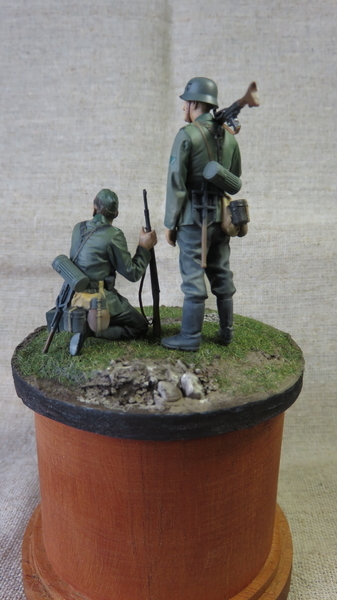 1/35 ドイツ歩兵セット（大戦中期）　塗装済み完成品　タミヤ 1/35 ミリタリーミニチュアシリーズ ドイツ歩兵セット (大戦中期