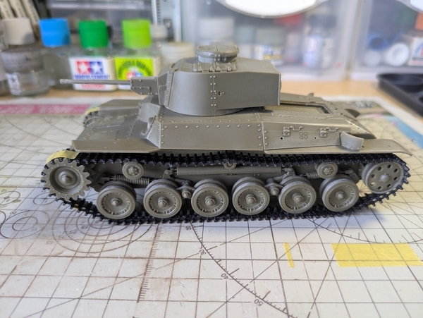 1/35 ファインモールド】九七式中戦車 新砲塔チハ【1.製作開始